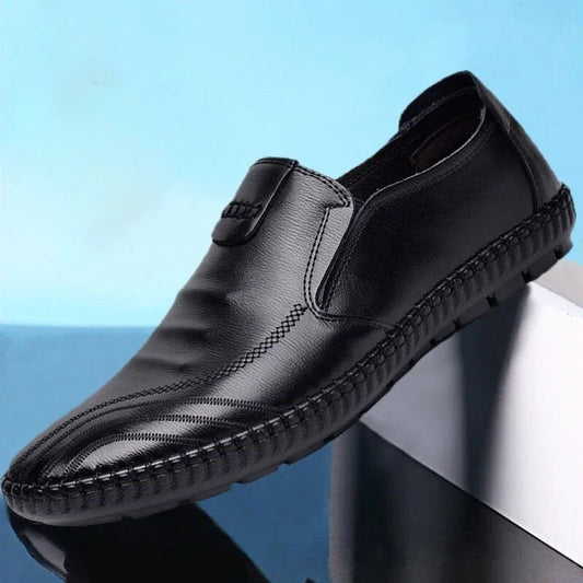 Mens Casual Shoes PU Leather Flats Fashion 2023 Comfortable Dress Shoes Male Loafers Men Driving Shoes Zapatos de hombre